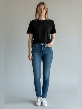 Levi’s 314 Shaping Straight Jeans Dark Wash NWT Size 27x32